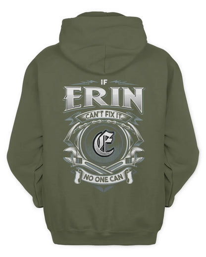ERIN AP81-K4-626 - Personalized Ahmed Quote Apparel “If Ahmed Can't Fix It, No One Can” - Unisex Hoodie - Military Green