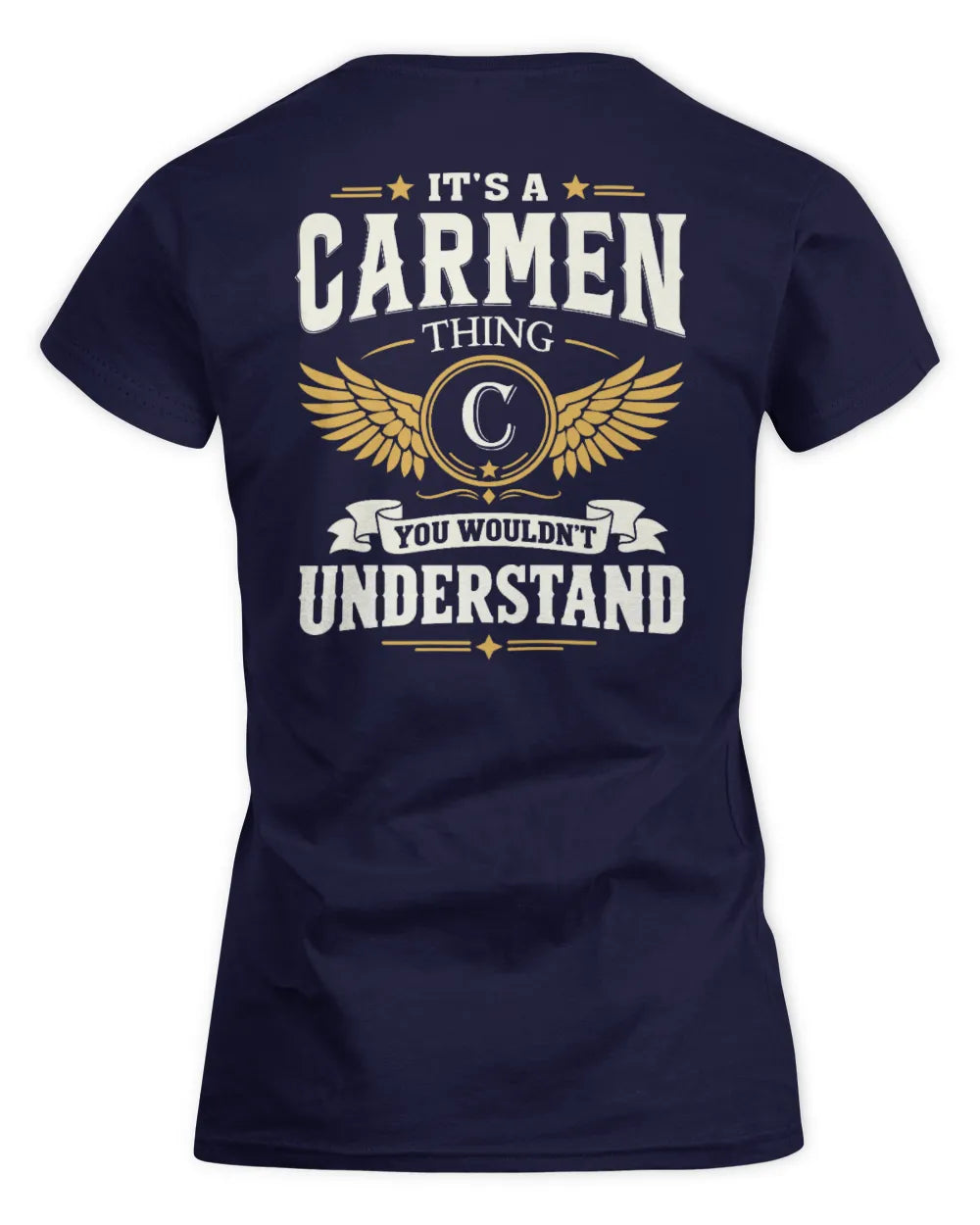 CARMEN KT06-M008 It’s a [NAME] Thing – You Wouldn’t Understand | Personalized Vintage T-Shirt - Women's Standard T-Shirt - Navy