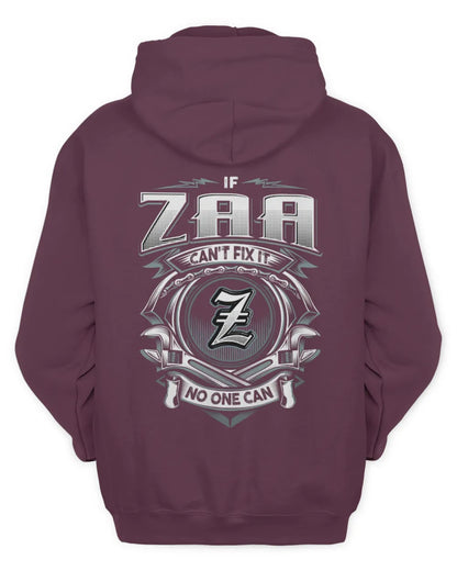 ZAA AP81-K4-626 - Personalized Ahmed Quote Apparel “If Ahmed Can't Fix It, No One Can” - Unisex Hoodie - Maroon