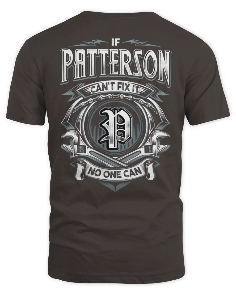 PATTERSON AP81-K4-626 - Personalized Ahmed Quote Apparel “If Ahmed Can't Fix It, No One Can” - Unisex Standard T-Shirt - Dark Chocolate
