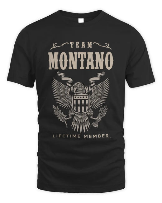 MONTANO TP06-K82 – Personalized Classic Style Apparel “Team NAME Lifetime Member”