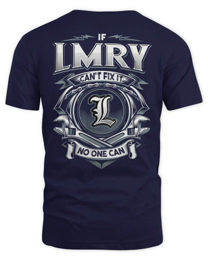 LMRY AP81-K4-626 - Personalized Ahmed Quote Apparel “If Ahmed Can't Fix It, No One Can” - Unisex Standard T-Shirt - Navy