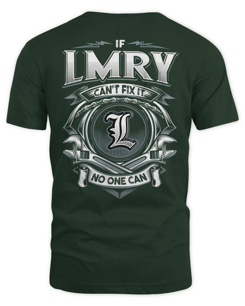 LMRY AP81-K4-626 - Personalized Ahmed Quote Apparel “If Ahmed Can't Fix It, No One Can” - Unisex Standard T-Shirt - Forest Green