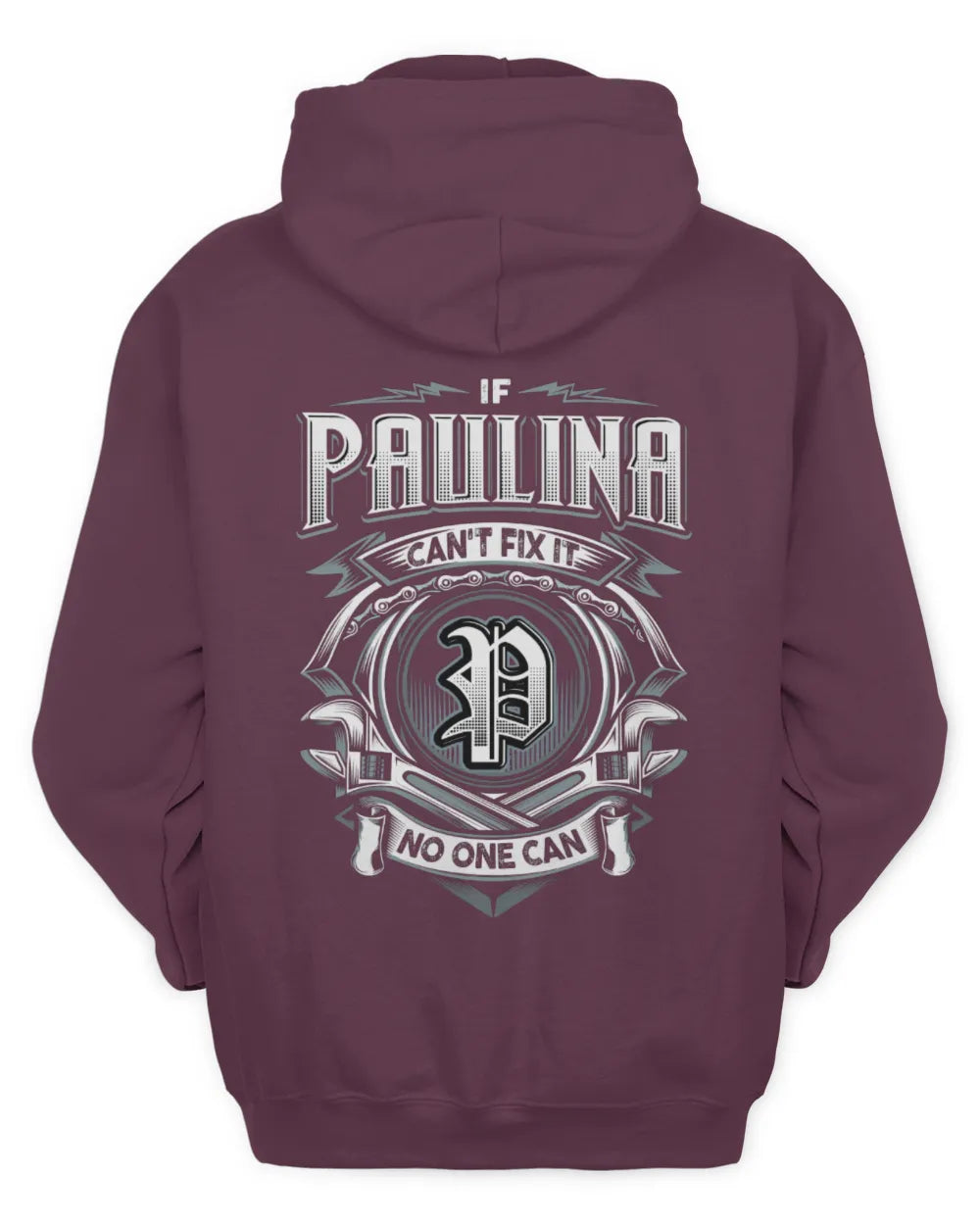 PAULINA AP81-K4-626 - Personalized Ahmed Quote Apparel “If Ahmed Can't Fix It, No One Can” - Unisex Hoodie - Maroon