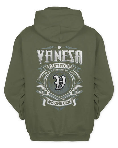 VANESA AP81-K4-626 - Personalized Ahmed Quote Apparel “If Ahmed Can't Fix It, No One Can” - Unisex Hoodie - Military Green