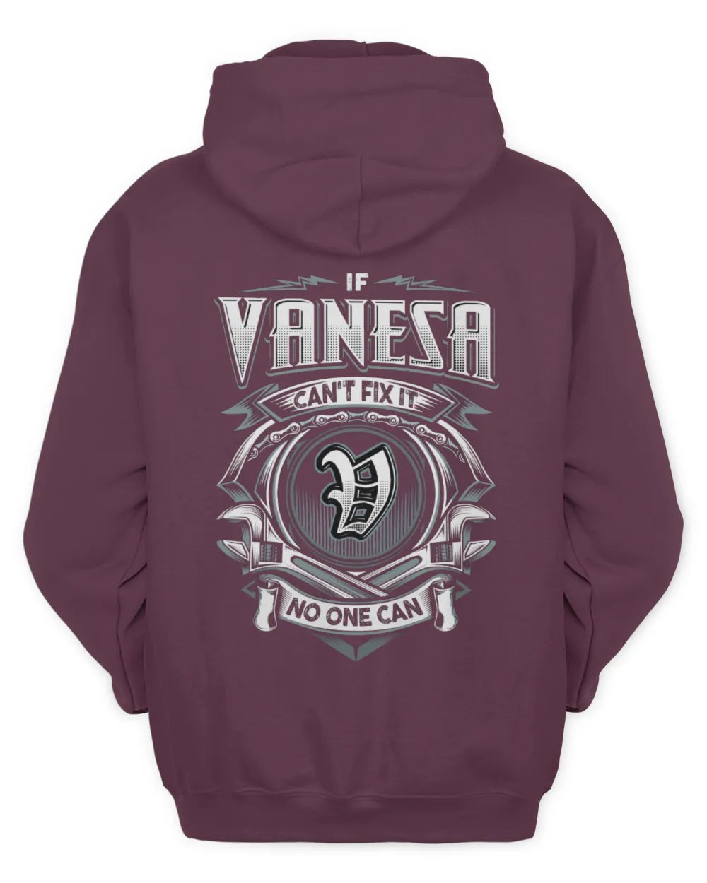 VANESA AP81-K4-626 - Personalized Ahmed Quote Apparel “If Ahmed Can't Fix It, No One Can” - Unisex Hoodie - Maroon