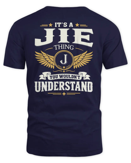 JIE KT06-M008 It’s a [NAME] Thing – You Wouldn’t Understand | Personalized Vintage T-Shirt - Unisex Standard T-Shirt - Navy