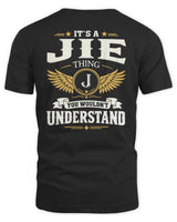 JIE KT06-M008 It’s a [NAME] Thing – You Wouldn’t Understand | Personalized Vintage T-Shirt - Unisex Standard T-Shirt - Black