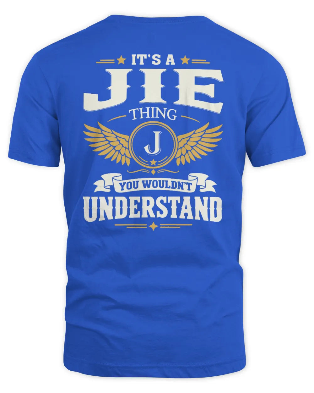 JIE KT06-M008 It’s a [NAME] Thing – You Wouldn’t Understand | Personalized Vintage T-Shirt - Unisex Standard T-Shirt - Royal