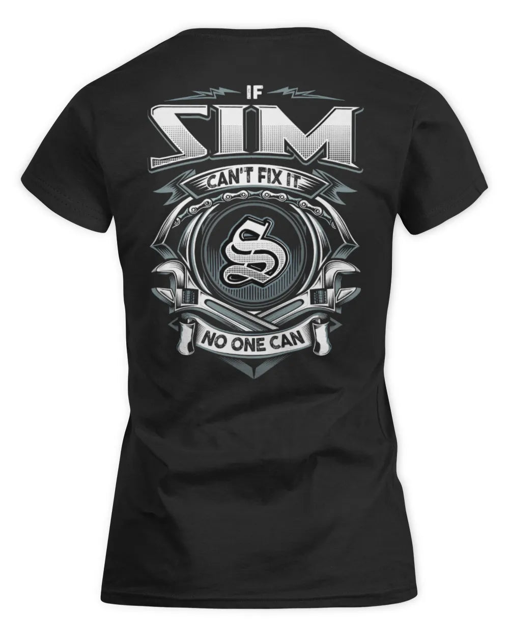 SIM AP81-K4-626 - Personalized Ahmed Quote Apparel “If Ahmed Can't Fix It, No One Can” - Women's Standard T-Shirt - Black