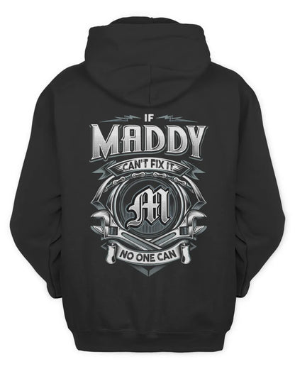 MADDY AP81-K4-626 - Personalized Ahmed Quote Apparel “If Ahmed Can't Fix It, No One Can” - Unisex Hoodie - Black