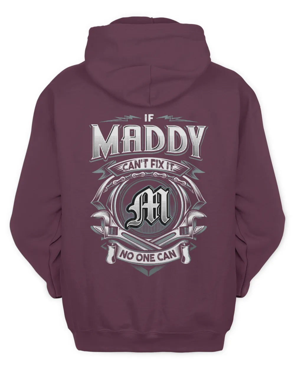 MADDY AP81-K4-626 - Personalized Ahmed Quote Apparel “If Ahmed Can't Fix It, No One Can” - Unisex Hoodie - Maroon
