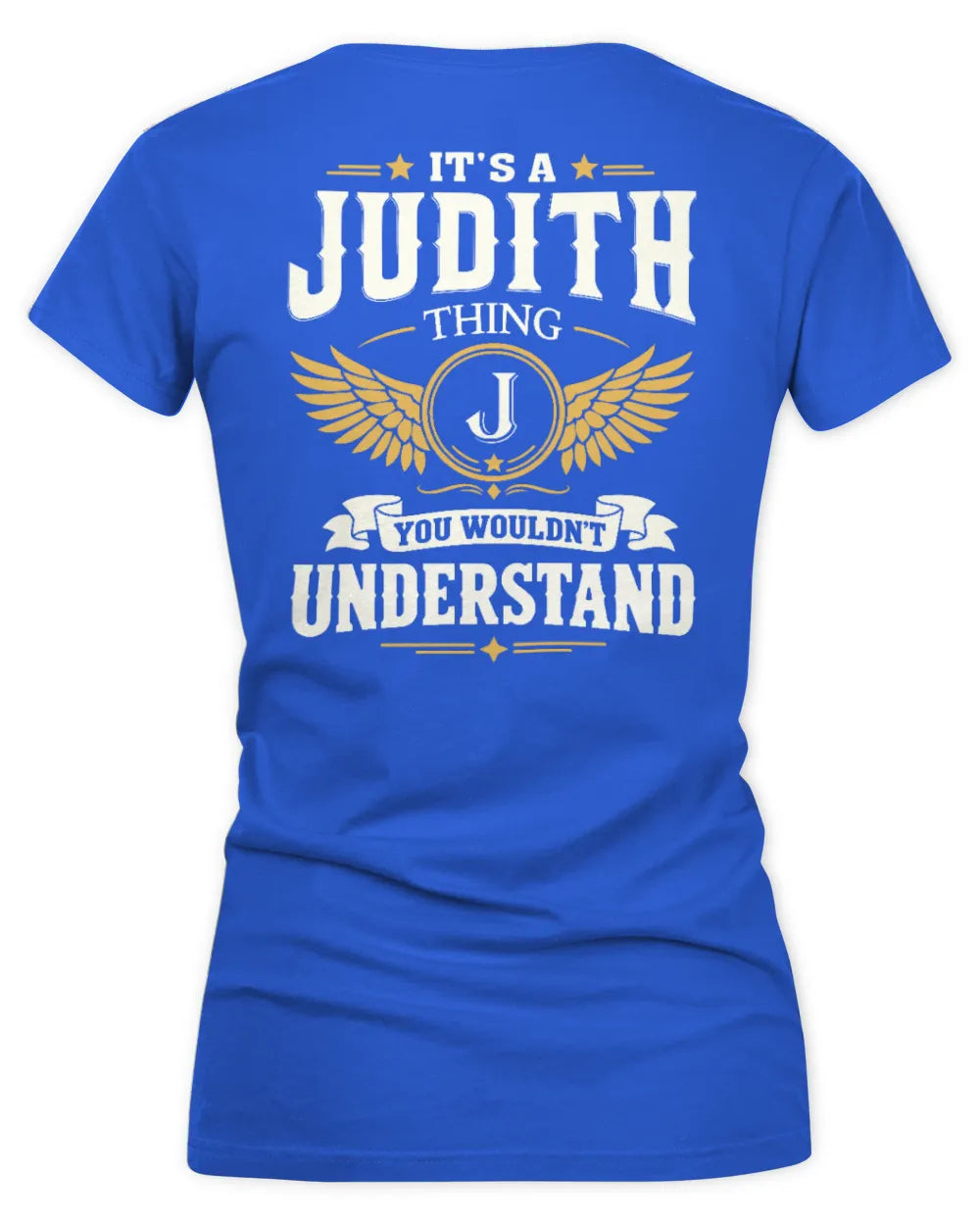 JUDITH KT06-M008 It’s a [NAME] Thing – You Wouldn’t Understand | Personalized Vintage T-Shirt - Women's V-Neck T-Shirt - Royal