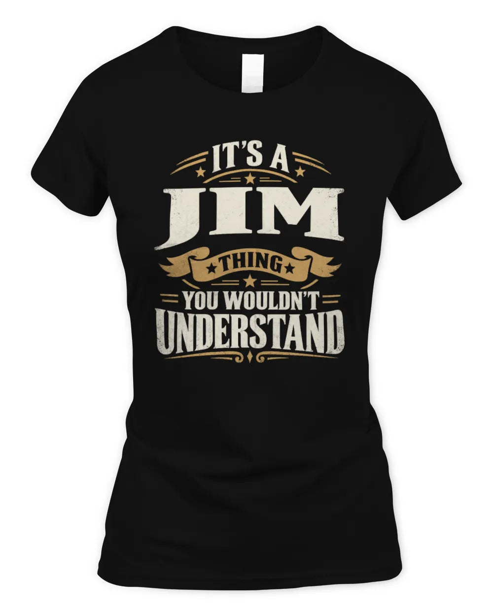 JIM P08 TH51 - Personalized “It’s a/an [NAME] Thing – You Wouldn’t Understand” Shirt - Women's Standard T-Shirt - Black
