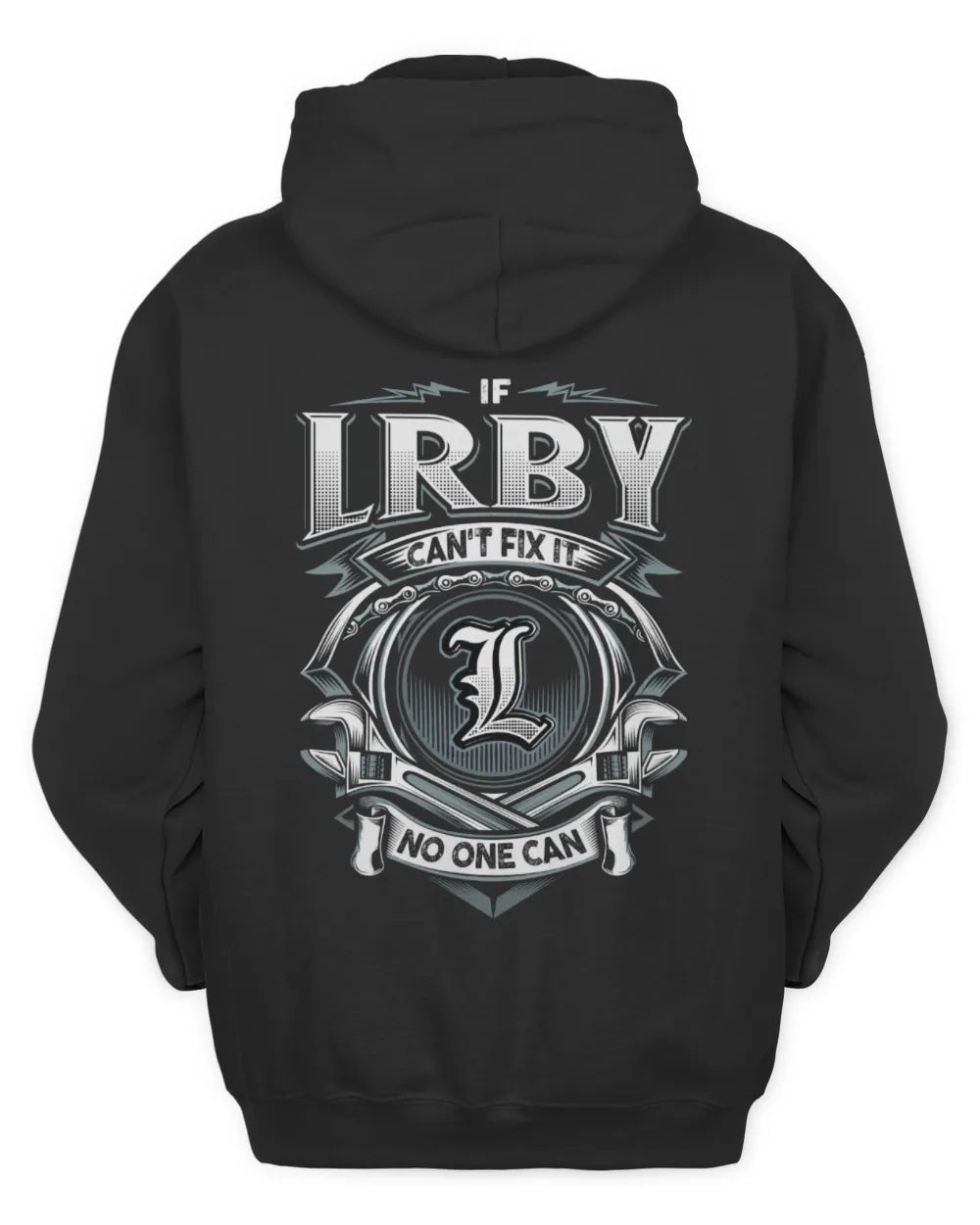 LRBY AP81-K4-626 - Personalized Ahmed Quote Apparel “If Ahmed Can't Fix It, No One Can” - Unisex Hoodie - Black