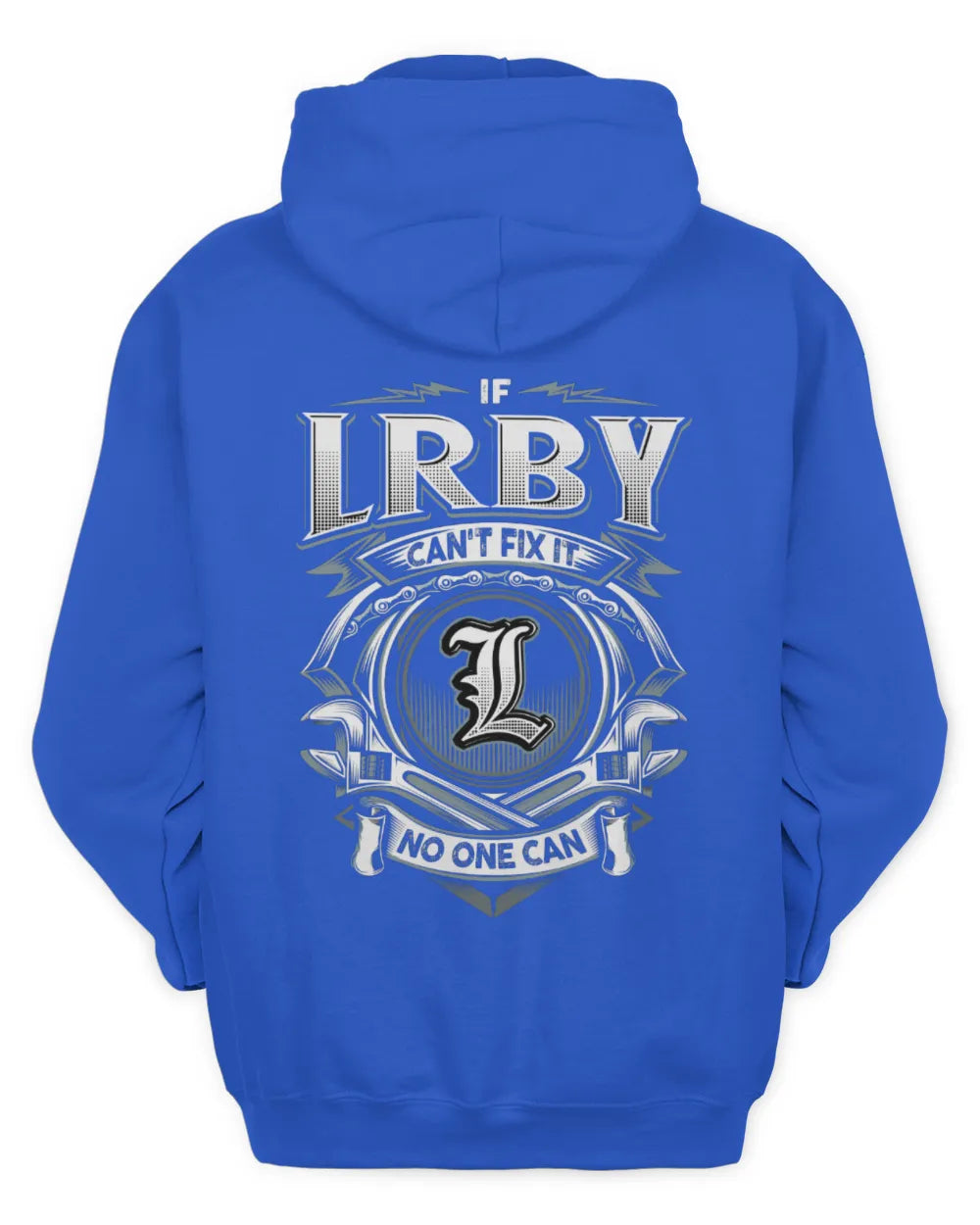 LRBY AP81-K4-626 - Personalized Ahmed Quote Apparel “If Ahmed Can't Fix It, No One Can” - Unisex Hoodie - Royal