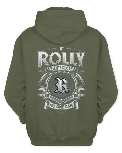 ROLLY AP81-K4-626 - Personalized Ahmed Quote Apparel “If Ahmed Can't Fix It, No One Can” - Unisex Hoodie - Military Green