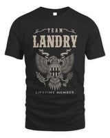 LANDRY TP06-K82 – Personalized Classic Style Apparel “Team NAME Lifetime Member” - Unisex Standard T-Shirt - Black