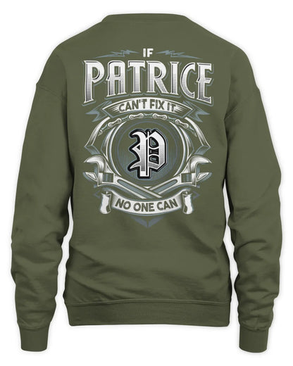 PATRICE AP81-K4-626 - Personalized Ahmed Quote Apparel “If Ahmed Can't Fix It, No One Can” - Unisex Sweatshirt - Military Green