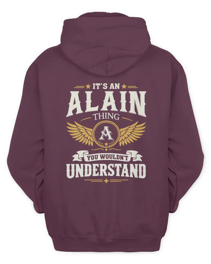 ALAIN KT06-M008 It’s a [NAME] Thing – You Wouldn’t Understand | Personalized Vintage T-Shirt - Unisex Hoodie - Maroon