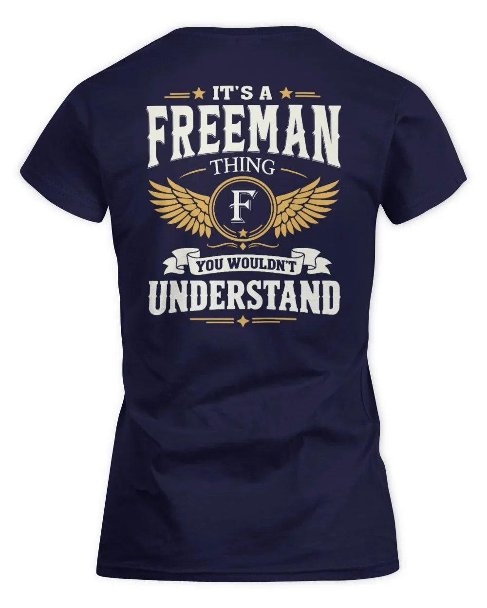 FREEMAN KT06-M008 It’s a [NAME] Thing – You Wouldn’t Understand | Personalized Vintage T-Shirt - Women's Standard T-Shirt - Navy
