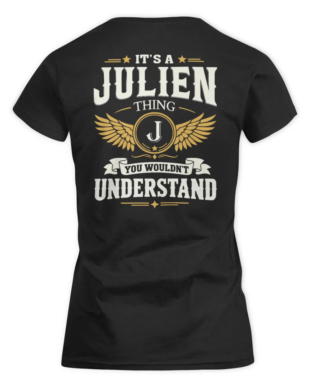 JULIEN KT06-M008 It’s a [NAME] Thing – You Wouldn’t Understand | Personalized Vintage T-Shirt - Women's Standard T-Shirt - Black