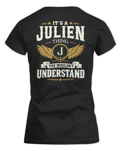 JULIEN KT06-M008 It’s a [NAME] Thing – You Wouldn’t Understand | Personalized Vintage T-Shirt - Women's Standard T-Shirt - Black