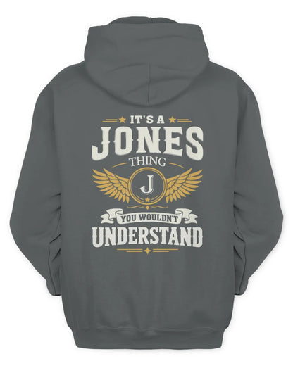JONES KT06-M008 It’s a [NAME] Thing – You Wouldn’t Understand | Personalized Vintage T-Shirt - Unisex Hoodie - Charcoal