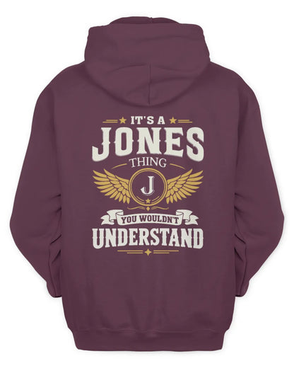 JONES KT06-M008 It’s a [NAME] Thing – You Wouldn’t Understand | Personalized Vintage T-Shirt - Unisex Hoodie - Maroon