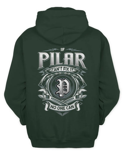 PILAR AP81-K4-626 - Personalized Ahmed Quote Apparel “If Ahmed Can't Fix It, No One Can” - Unisex Hoodie - Forest Green