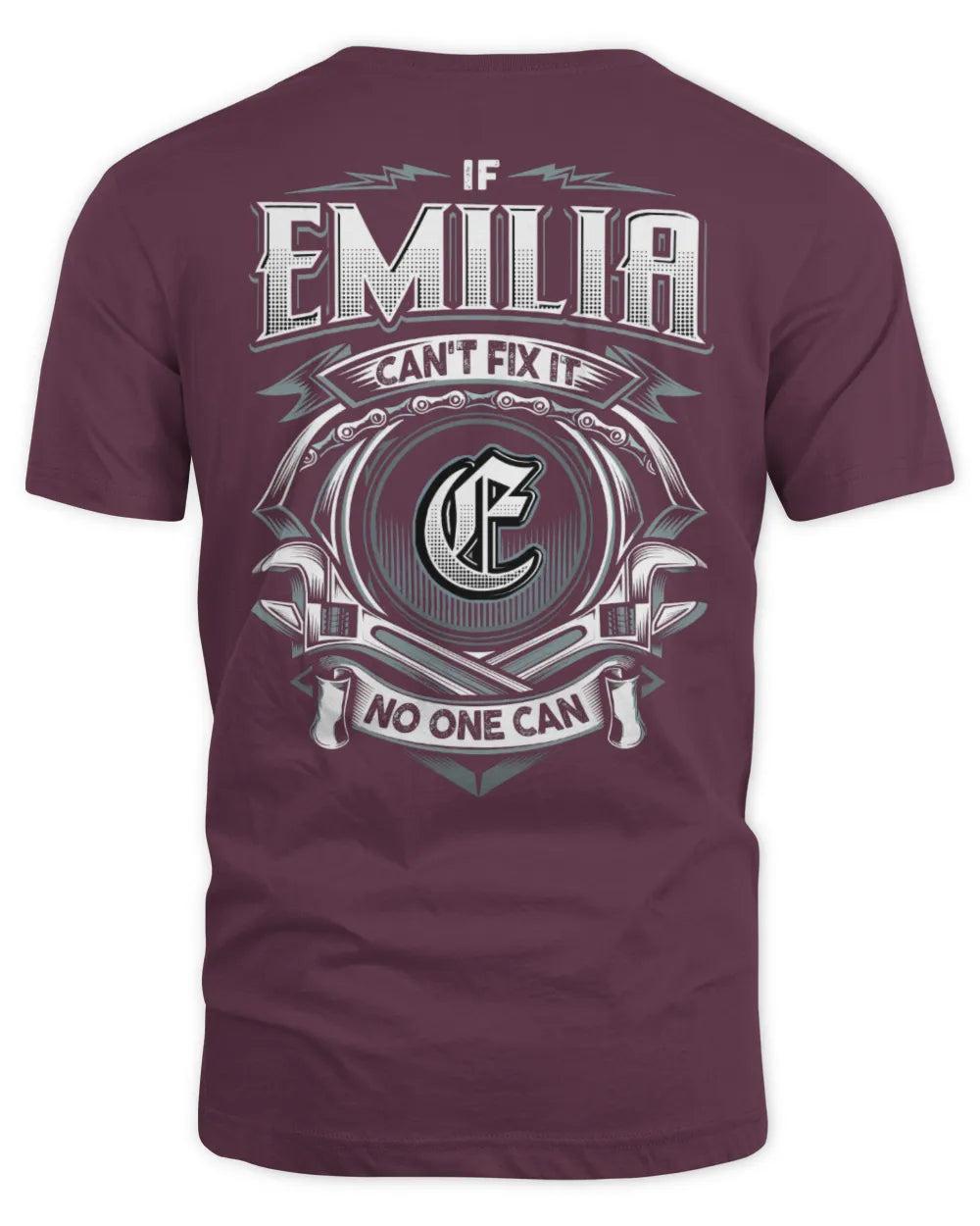 EMILIA AP81-K4-626 - Personalized Ahmed Quote Apparel “If Ahmed Can't Fix It, No One Can” - Unisex Standard T-Shirt - Maroon