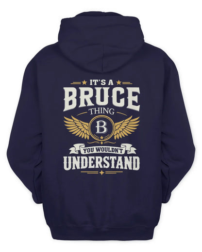 BRUCE KT06-M008 It’s a [NAME] Thing – You Wouldn’t Understand | Personalized Vintage T-Shirt - Unisex Hoodie - Navy