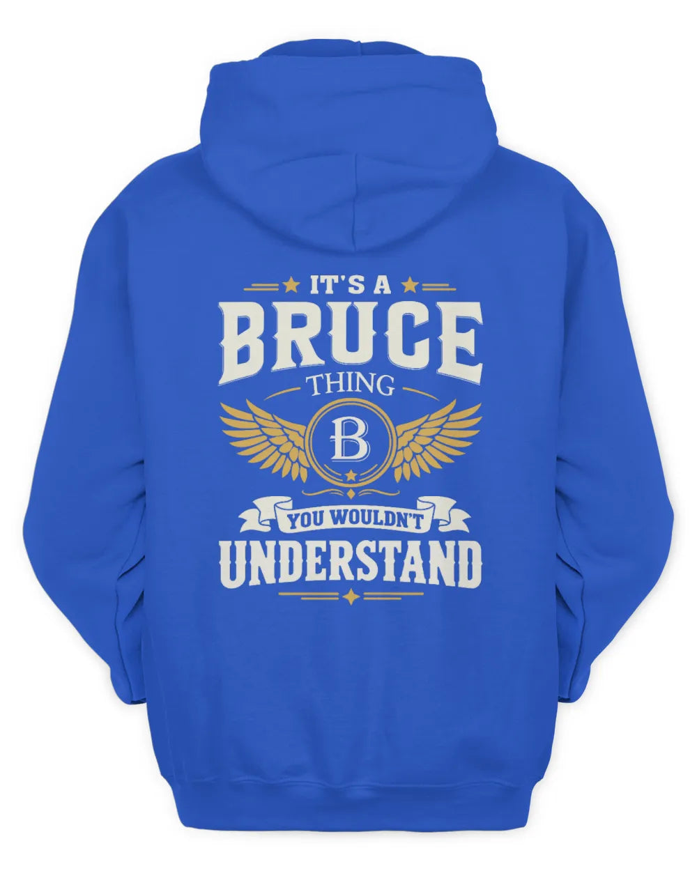 BRUCE KT06-M008 It’s a [NAME] Thing – You Wouldn’t Understand | Personalized Vintage T-Shirt - Unisex Hoodie - Royal