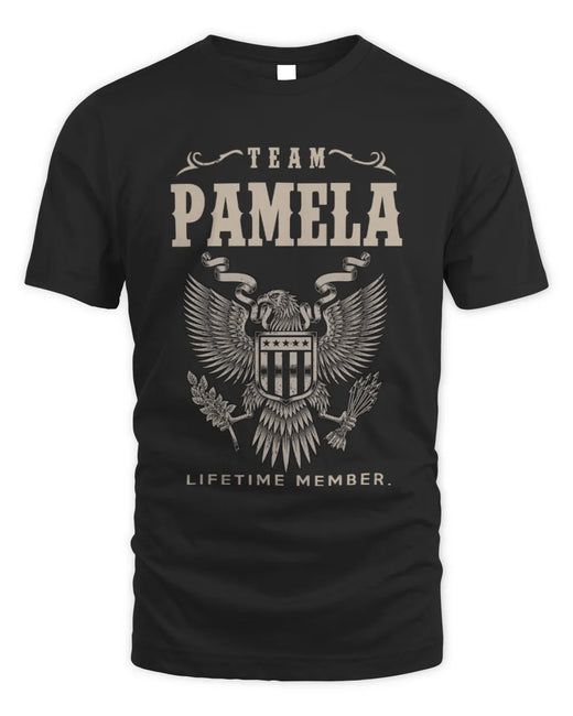 PAMELA TP06-K82 – Personalized Classic Style Apparel “Team NAME Lifetime Member”