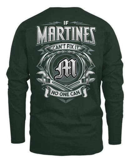 MARTINES AP81-K4-626 - Personalized Ahmed Quote Apparel “If Ahmed Can't Fix It, No One Can” - Men's Long Sleeved T-Shirt - Forest Green