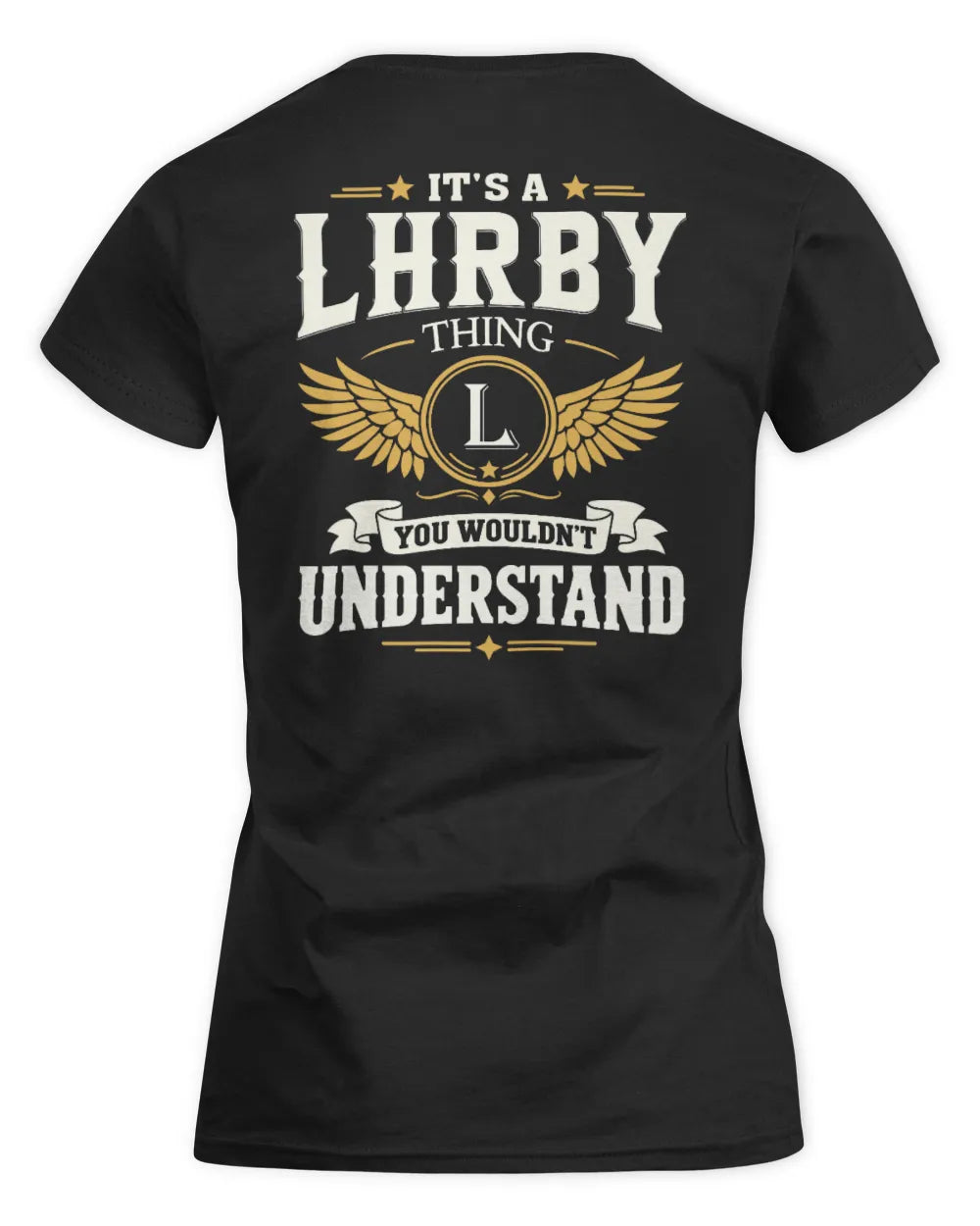 LHRBY KT06-M008 It’s a [NAME] Thing – You Wouldn’t Understand | Personalized Vintage T-Shirt - Women's Standard T-Shirt - Black