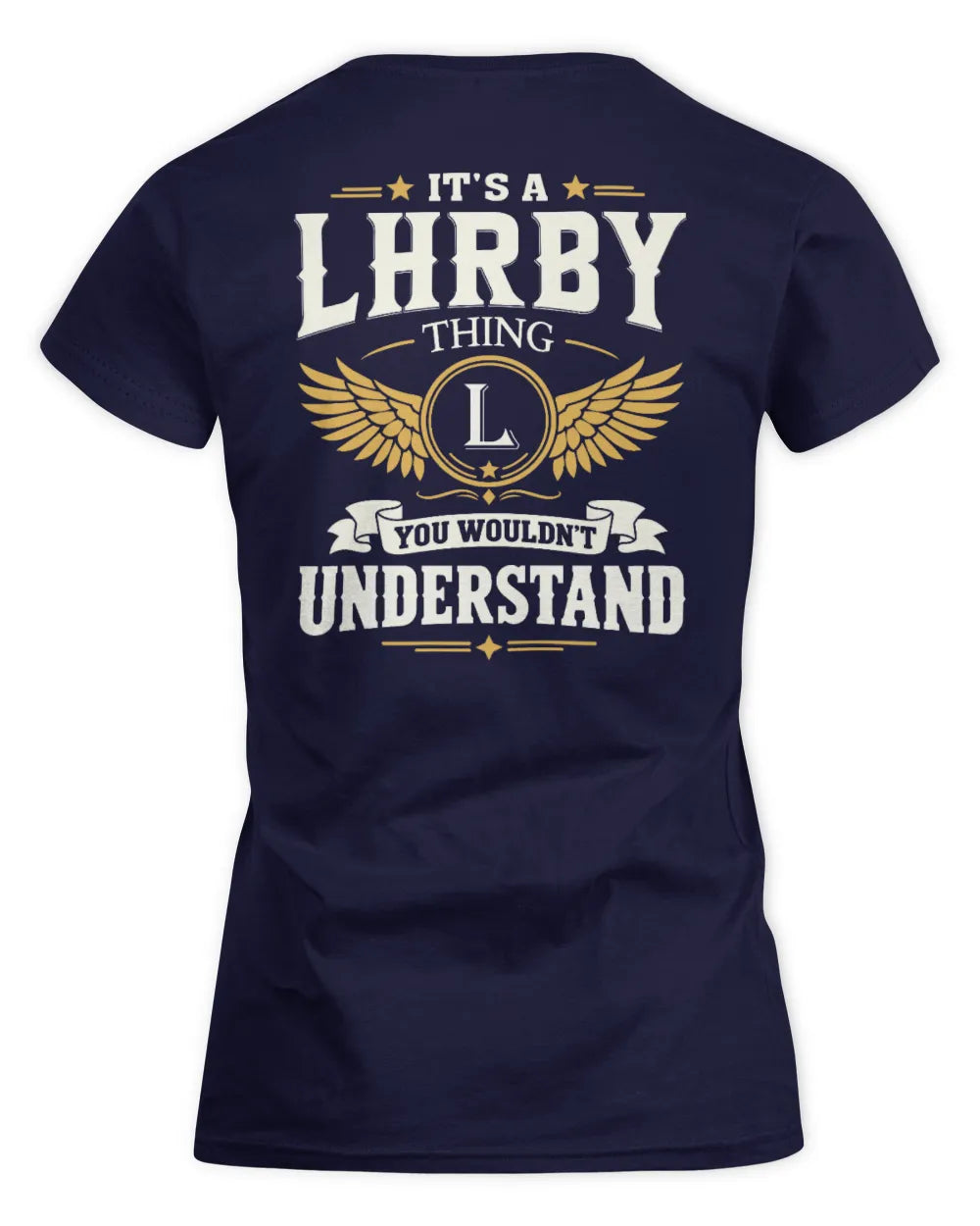 LHRBY KT06-M008 It’s a [NAME] Thing – You Wouldn’t Understand | Personalized Vintage T-Shirt - Women's Standard T-Shirt - Navy