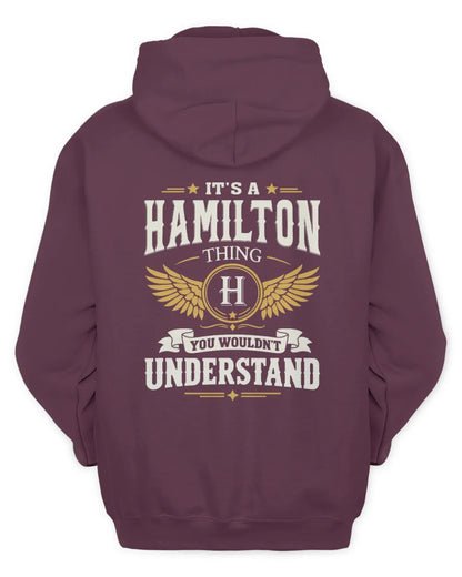 HAMILTON KT06-M008 It’s a [NAME] Thing – You Wouldn’t Understand | Personalized Vintage T-Shirt - Unisex Hoodie - Maroon