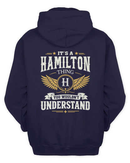 HAMILTON KT06-M008 It’s a [NAME] Thing – You Wouldn’t Understand | Personalized Vintage T-Shirt - Unisex Hoodie - Navy