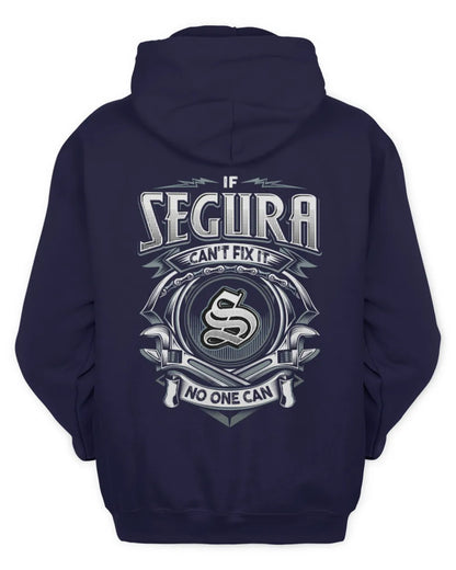 SEGURA AP81-K4-626 - Personalized Ahmed Quote Apparel “If Ahmed Can't Fix It, No One Can” - Unisex Hoodie - Navy