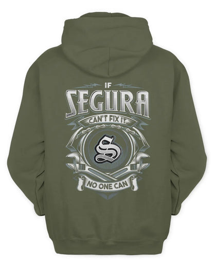SEGURA AP81-K4-626 - Personalized Ahmed Quote Apparel “If Ahmed Can't Fix It, No One Can” - Unisex Hoodie - Military Green
