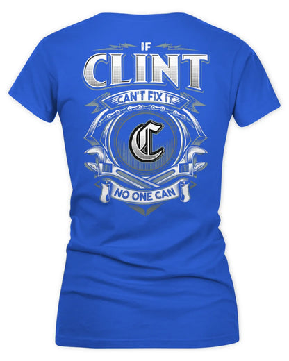 CLINT AP81-K4-626 - Personalized Ahmed Quote Apparel “If Ahmed Can't Fix It, No One Can” - Women's V-Neck T-Shirt - Royal
