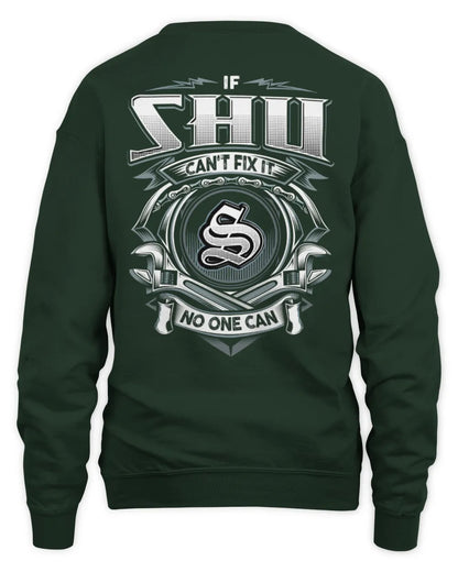 SHU AP81-K4-626 - Personalized Ahmed Quote Apparel “If Ahmed Can't Fix It, No One Can” - Unisex Sweatshirt - Forest Green