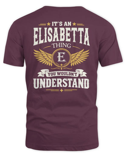 ELISABETTA KT06-M008 It’s a [NAME] Thing – You Wouldn’t Understand | Personalized Vintage T-Shirt - Unisex Standard T-Shirt - Maroon