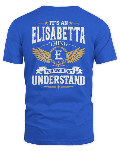 ELISABETTA KT06-M008 It’s a [NAME] Thing – You Wouldn’t Understand | Personalized Vintage T-Shirt - Unisex Standard T-Shirt - Royal