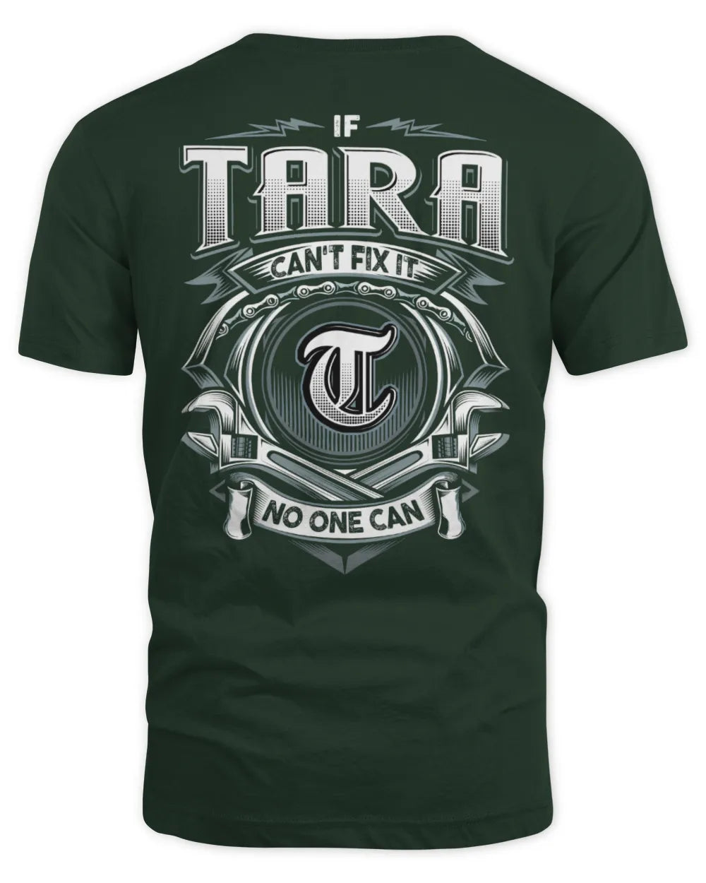 TARA AP81-K4-626 - Personalized Ahmed Quote Apparel “If Ahmed Can't Fix It, No One Can” - Unisex Standard T-Shirt - Forest Green