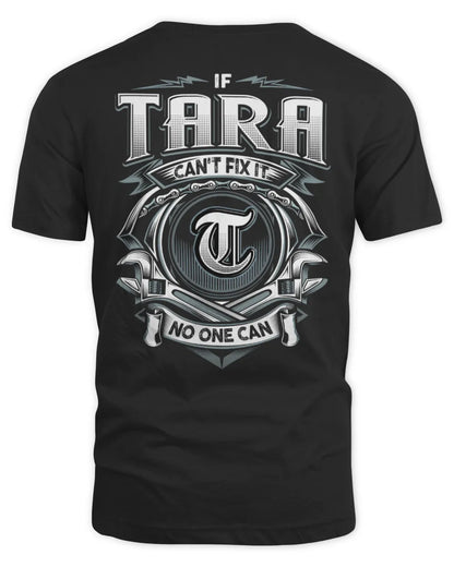 TARA AP81-K4-626 - Personalized Ahmed Quote Apparel “If Ahmed Can't Fix It, No One Can” - Unisex Standard T-Shirt - Black