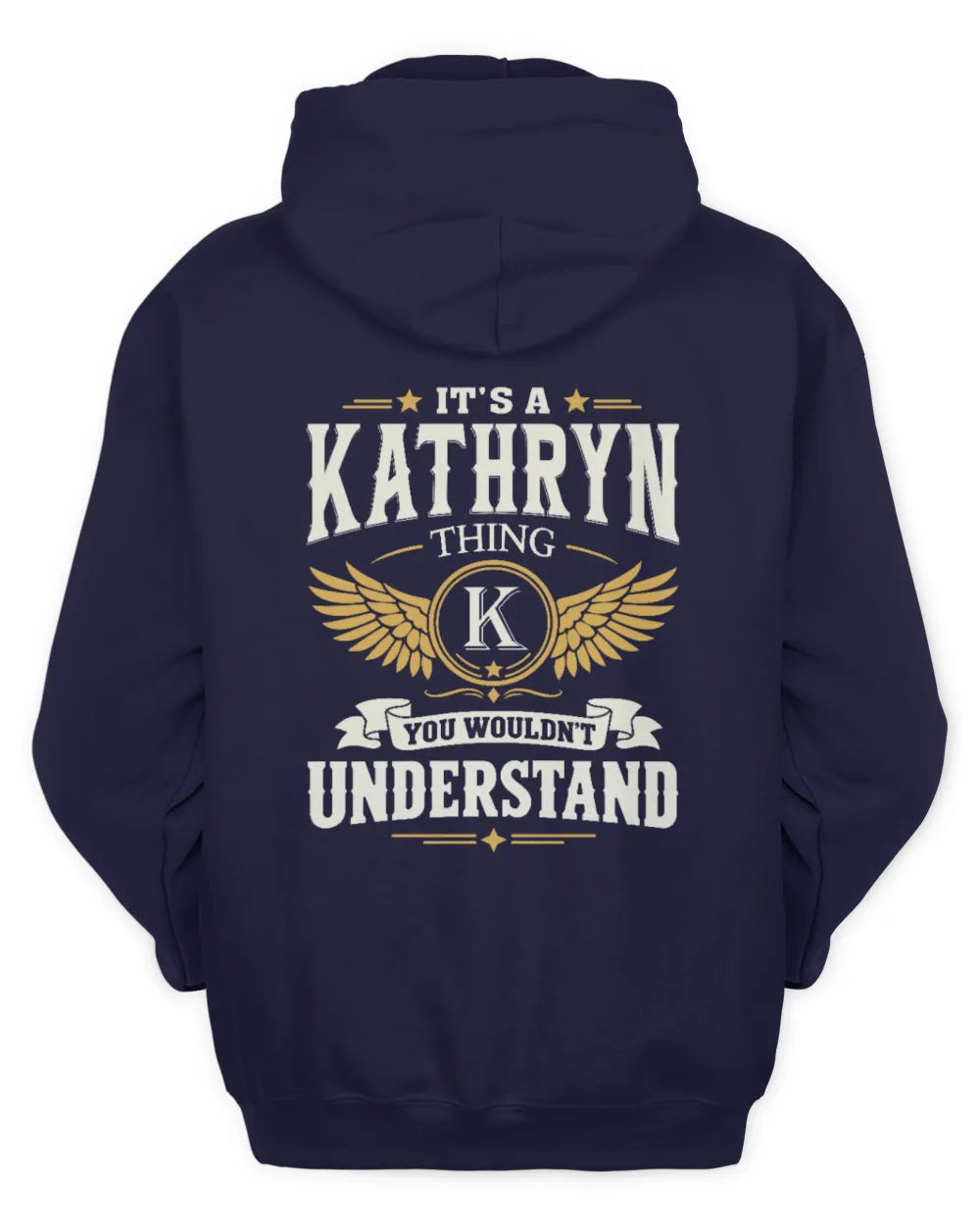 KATHRYN KT06-M008 It’s a [NAME] Thing – You Wouldn’t Understand | Personalized Vintage T-Shirt - Unisex Hoodie - Navy