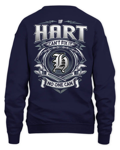 HART AP81-K4-626 - Personalized Ahmed Quote Apparel “If Ahmed Can't Fix It, No One Can” - Unisex Sweatshirt - Navy