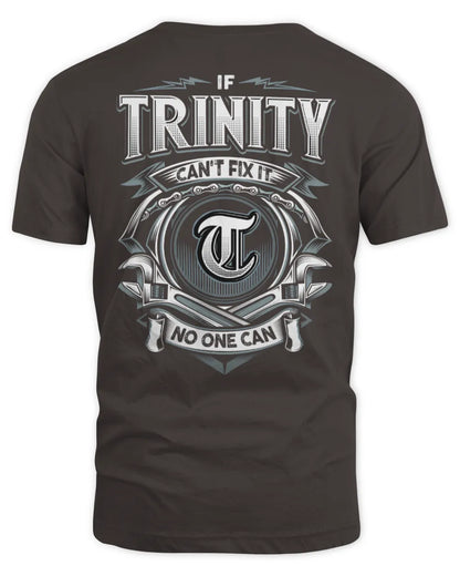 TRINITY AP81-K4-626 - Personalized Ahmed Quote Apparel “If Ahmed Can't Fix It, No One Can” - Unisex Standard T-Shirt - Dark Chocolate